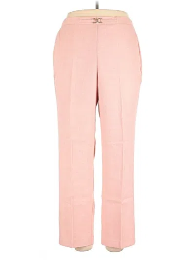 Alfred Dunner Dress Pants In Pink