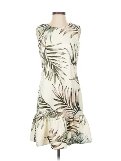 Pre-owned Karl Lagerfeld Cocktail Dress In White