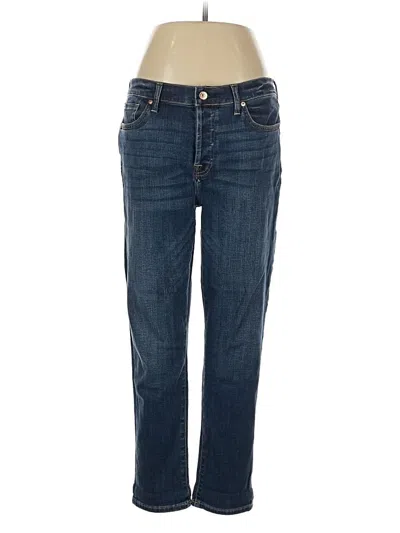 Pre-owned 7 For All Mankind Jeans In Blue