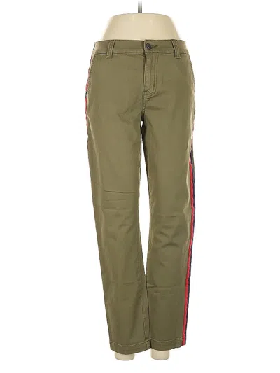 Pre-owned Current Elliott Casual Pants In Green