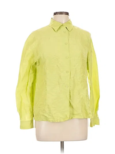 Pre-owned Nygard Long Sleeve Button Down Shirt In Green