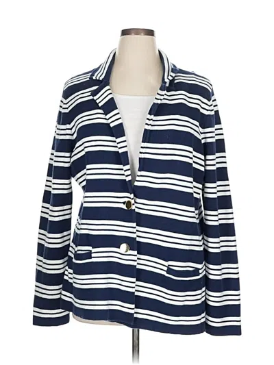 Pre-owned Charter Club Blazer Jacket In Blue