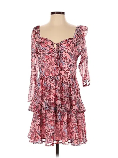 Pre-owned French Connection Casual Dress In Pink