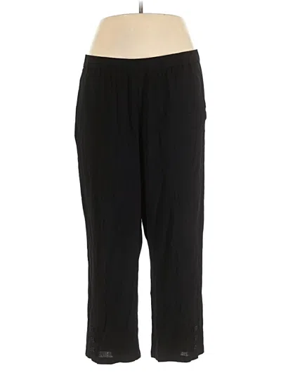 Pre-owned Alfred Dunner Casual Pants In Black