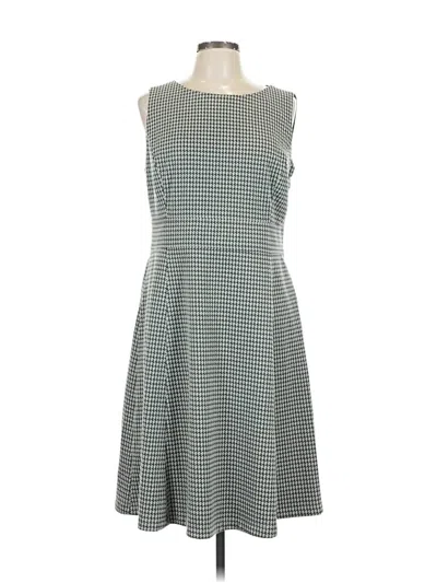 Pre-owned Kasper Casual Dress In Gray
