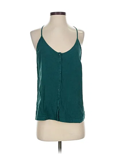 Pre-owned By Anthropologie Sleeveless Blouse In Blue