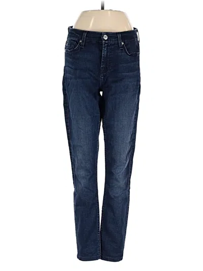 Pre-owned 7 For All Mankind Jeans In Blue