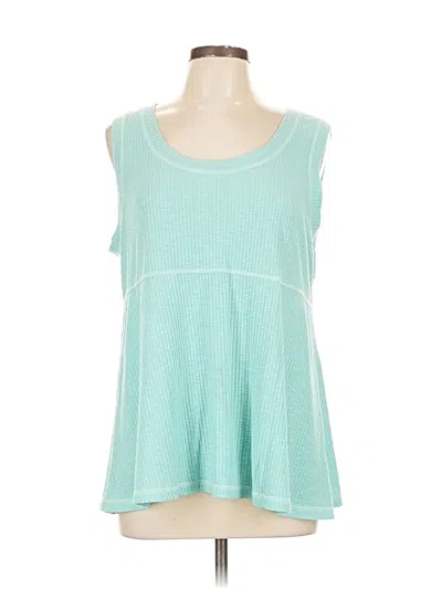 Pre-owned Weekend Suzanne Betro Sleeveless T-shirt In Blue