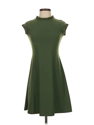 Pre-owned Nicole Miller Casual Dress In Green