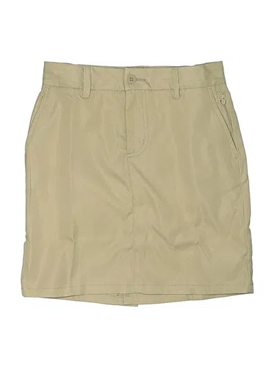 Pre-owned Lands' End Kids'  Skirt In Brown