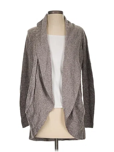 Pre-owned Barefoot Dreams Cozychic Lite Kimono In Gray