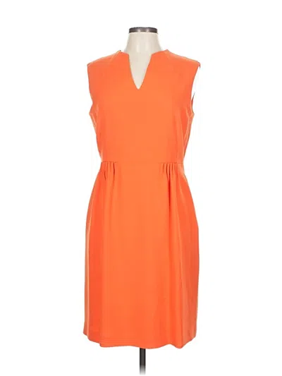 Pre-owned Tahari By Asl Cocktail Dress In Orange