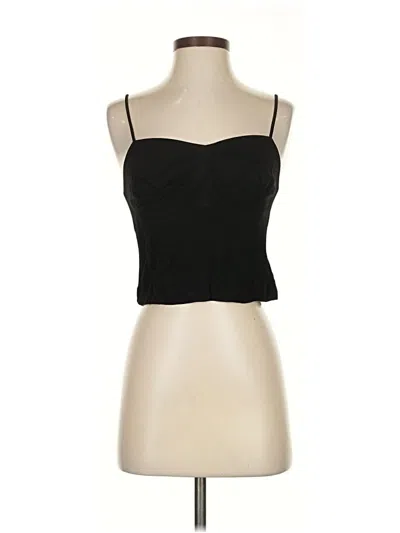 Banana Republic Sleeveless Blouse In Black