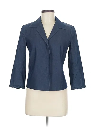 Pre-owned Nina Ricci Blazer Jacket In Blue