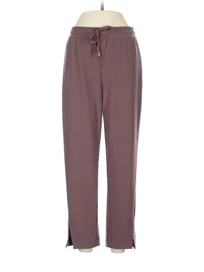 Pre-owned Joie Casual Pants In Burgundy