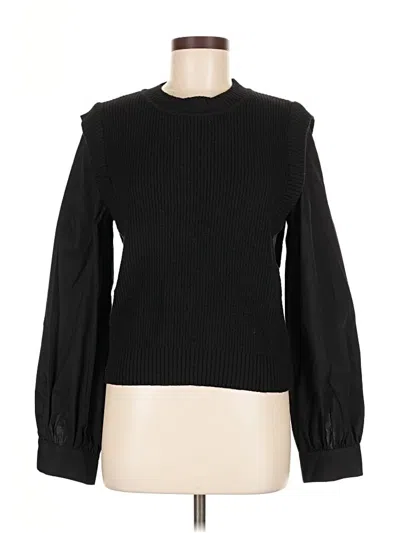 Pre-owned Lucy Paris Long Sleeve Turtleneck In Black