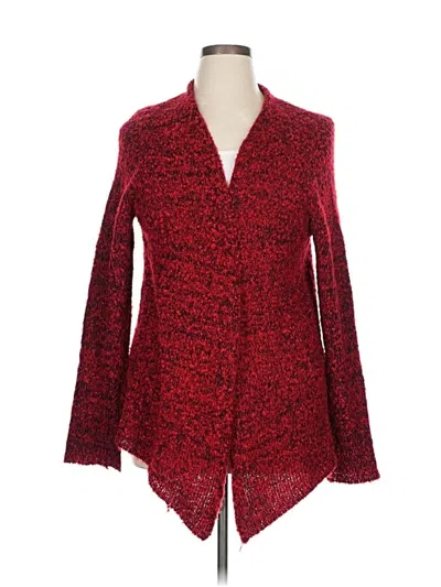 Pre-owned Kim Rogers Cardigan Sweater In Red
