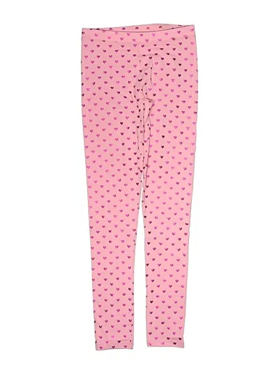 Pre-owned Crewcuts Kids' Leggings In Pink