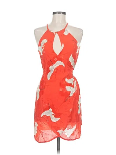 Pre-owned Billabong Cocktail Dress In Orange