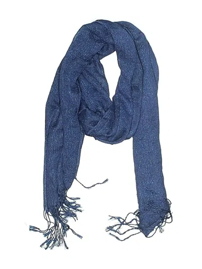 Pre-owned Unbranded Scarf In Blue