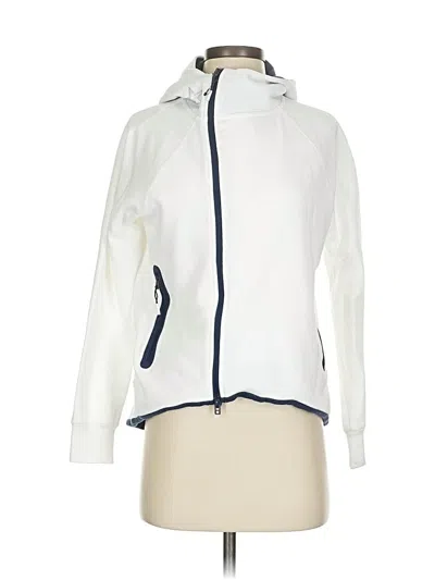 Pre-owned Nfl X Nike Team Apparel Zip Up Hoodie In White