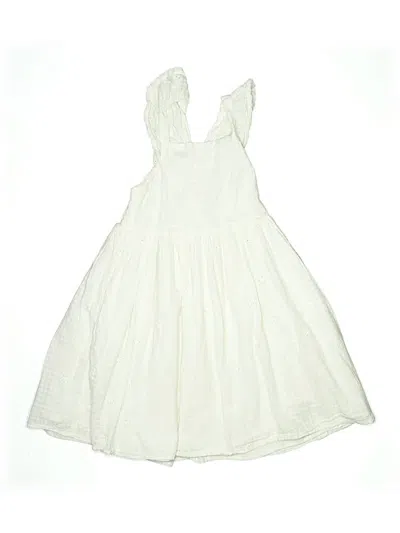 Pre-owned Cat & Jack Kids' Dress In White
