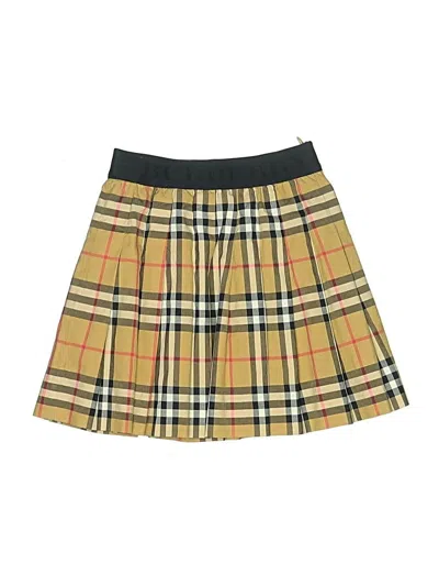 Pre-owned Burberry Kids' Skirt In Brown