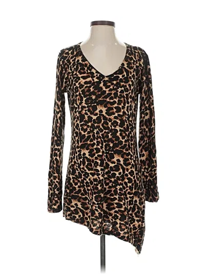 Pre-owned New York And Company Pullover Sweater In Brown