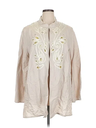 Pre-owned American Glamour By Badgley Mischka Kimono In White