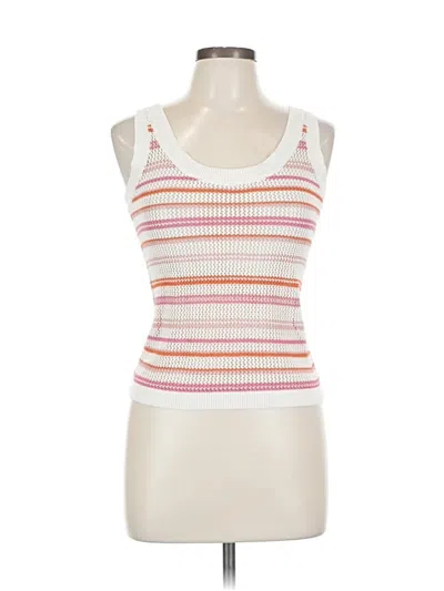 Pre-owned Derek Lam 10 Crosby Tank Top White Strapless Neckline Tops