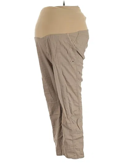 Pre-owned Motherhood Khaki Pant In Brown