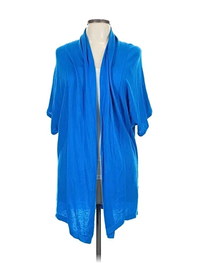 Pre-owned Chico's Kimono In Blue