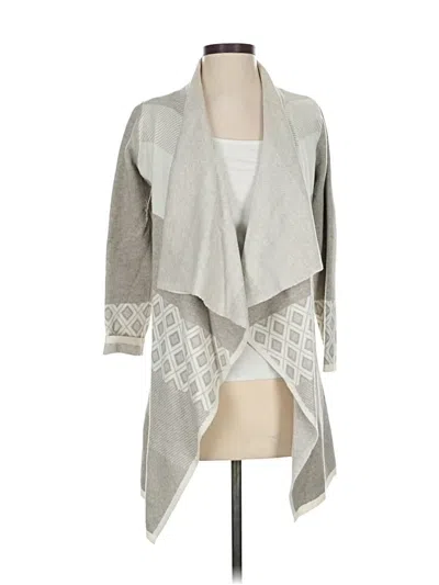 Pre-owned Evolution By Cyrus Cardigan Sweater In Gray