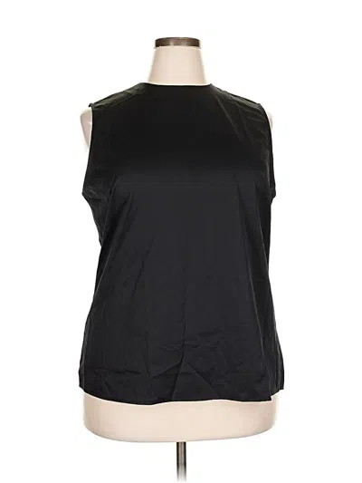 Pre-owned Fortune + Ivy Sleeveless Blouse In Black