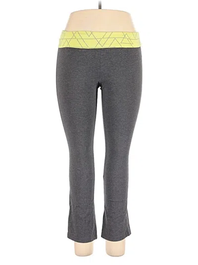 Pre-owned Xersion Active Pants In Gray