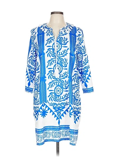 Pre-owned Unbranded Casual Dress In Blue