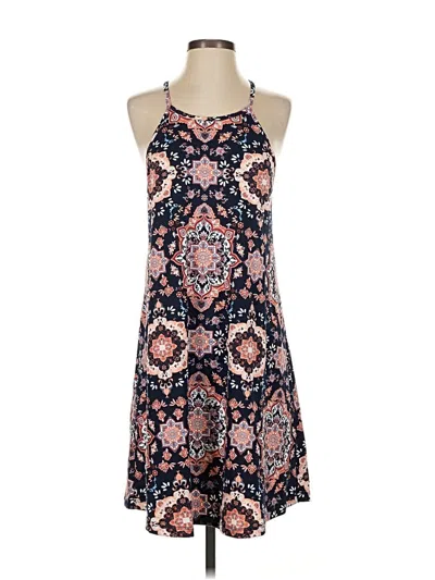 Pre-owned French Grey Casual Dress In Blue