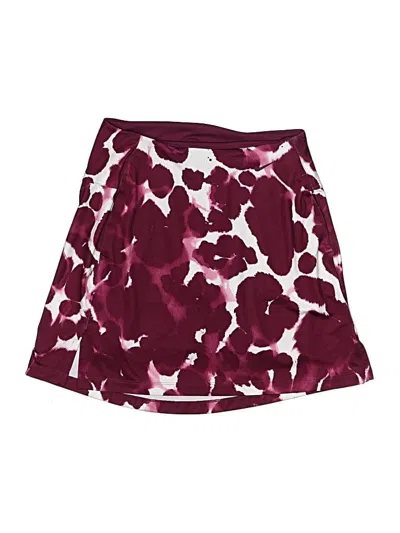 Pre-owned Nike Active Skort In Burgundy