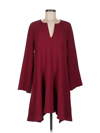 Pre-owned Bcbgmaxazria Casual Dress In Burgundy