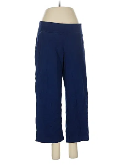 Pre-owned Lands' End Casual Pants In Blue