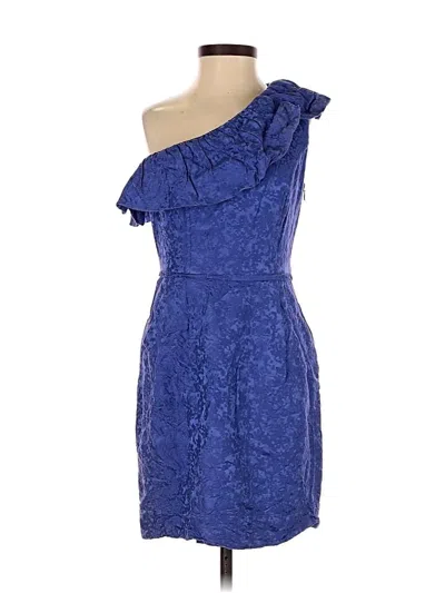 Pre-owned Shoshanna Cocktail Dress In Blue
