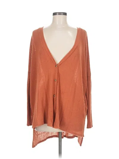 Pre-owned Sadie & Sage Cardigan Sweater In Orange