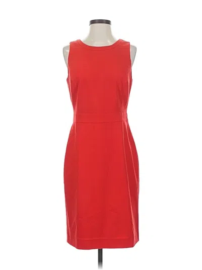 Pre-owned J.crew Factory Store Cocktail Dress In Red
