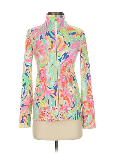 Pre-owned Lilly Pulitzer Track Jacket In Pink