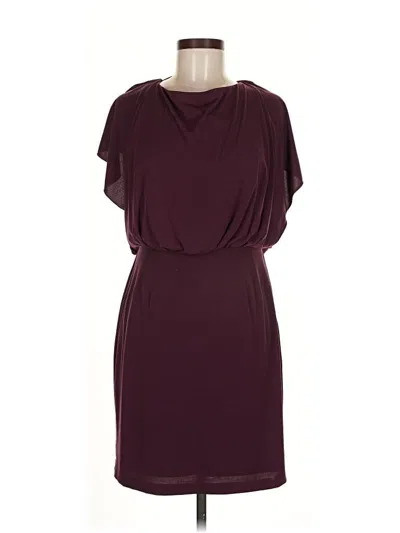 Pre-owned Jessica Simpson Cocktail Dress In Burgundy