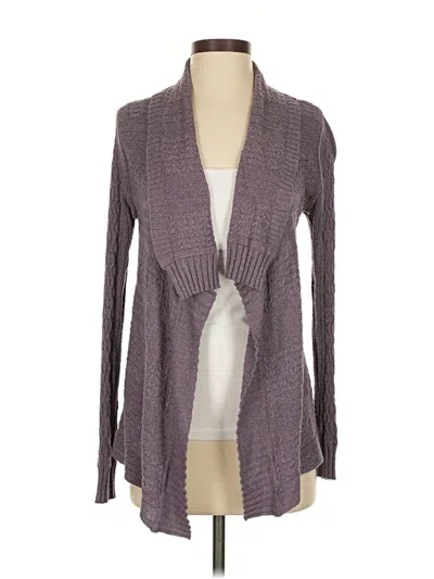 Pre-owned Caslon Cardigan Sweater In Purple
