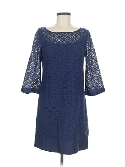Pre-owned Laundry By Shelli Segal Casual Dress In Blue