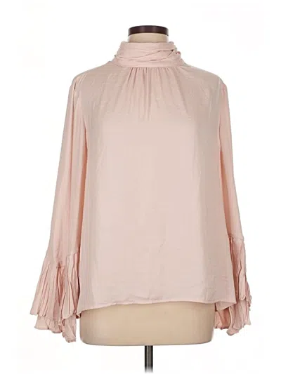 Pre-owned Vince Camuto Long Sleeve Blouse In Pink