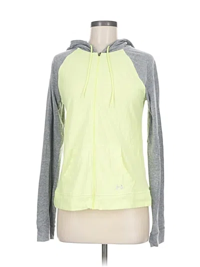 Pre-owned Under Armour Zip Up Hoodie In Green