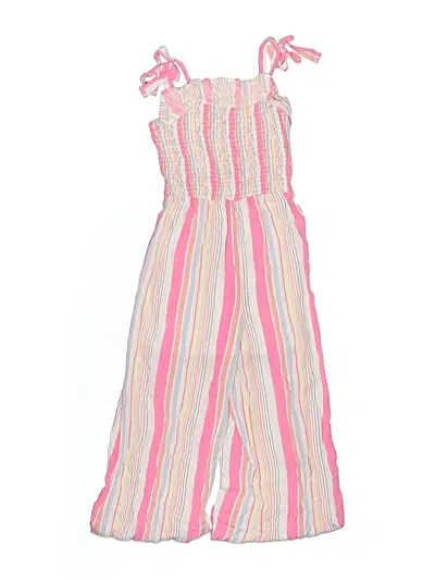 Pre-owned Love, Fire Kids' Jumpsuit In Pink